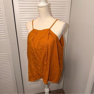 Worthington Women's Spaghetti Strap Camisole in Orange Size L (B1P41)